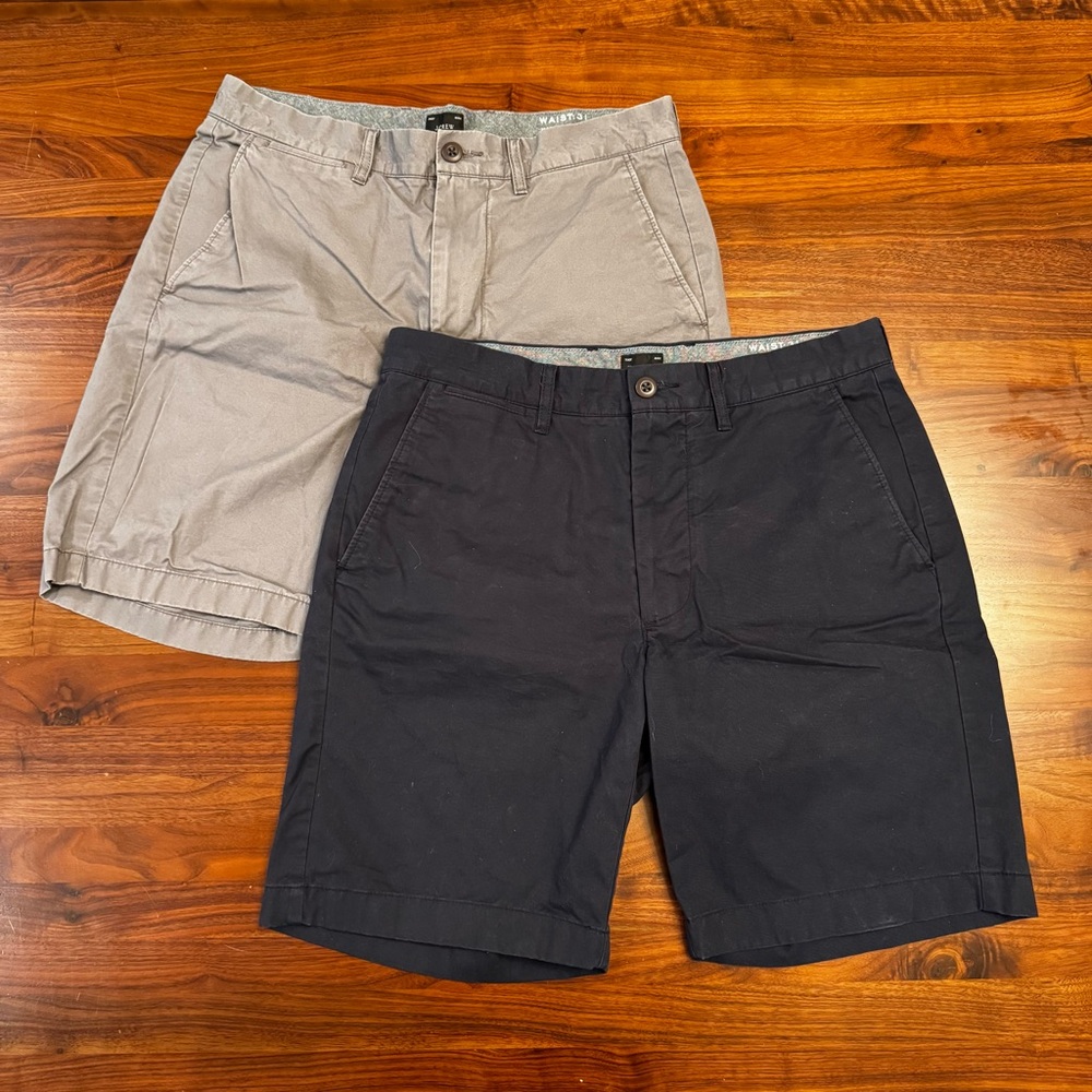 J. Crew Navy and Gray Shorts Bundle